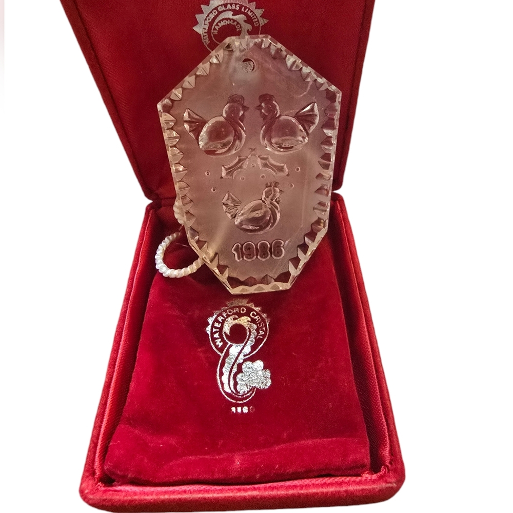 Waterford Crystal 1986 Christmas Ornament